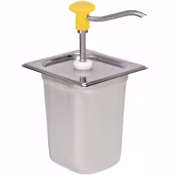 SCHNEIDER Druckknopf-Dosierspender inkl. 1/6 GN-Behälter 152542