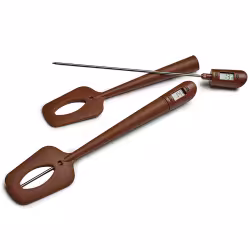 SCHNEIDER Stielschaber mit Thermometer 160015