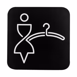 SanTRAL Hinweisschild Damenumkleide