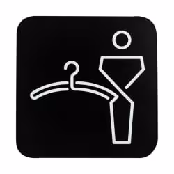 SanTRAL Hinweisschild Herrenumkleide