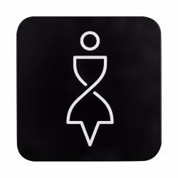SanTRAL WC Schild Damen