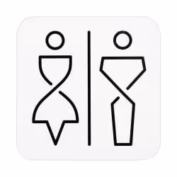 SanTRAL WC Schild Damen und Herren