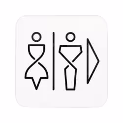 SanTRAL WC Schild Damen und Herren