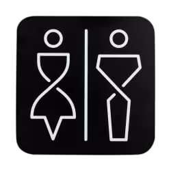 SanTRAL WC Schild Damen und Herren