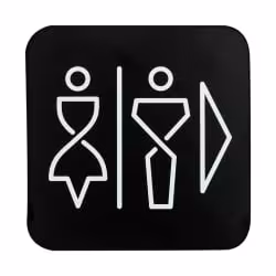 SanTRAL WC Schild Damen und Herren