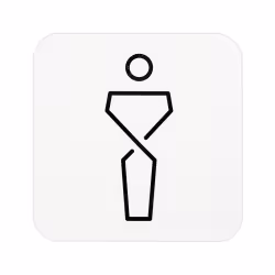 SanTRAL WC Schild Herren
