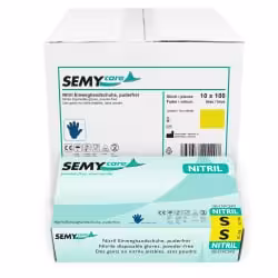SemyCare Nitrilhandschuhe im Spenderkarton