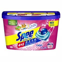 Spee Power Caps Color 4+1 Waschpods Flüssigwaschmittel