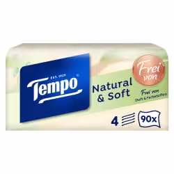 Tempo Taschentücher natural & soft 830497