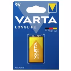VARTA LONGLIFE Batterie 9V