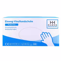 Vinyl Einmalhandschuhe puderfrei