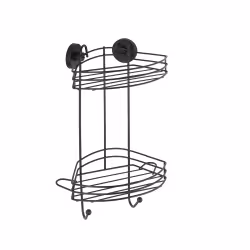 WENKO Eckregal ohne Bohren Vacuum-Loc