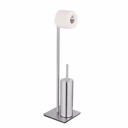 WENKO Stand WC-Garnitur Recco Edelstahl
