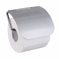 WENKO Toilettenpapierhalter mit Deckel Osimo