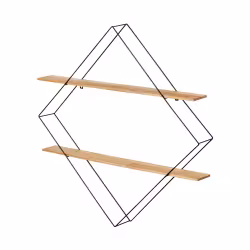 WENKO Wandregal Raute Geo