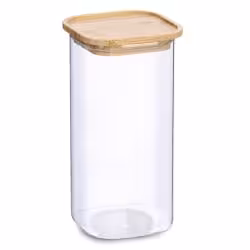 Zeller Vorratsglas mit Bambusdeckel 19492