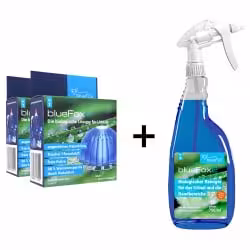 blueFox Urinal Bio-Kapsel & Sanitärreiniger Set