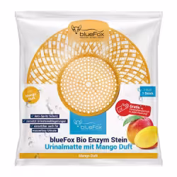 blueFox Urinalsieb mit Enzymstein 2in1 Duft: Mango