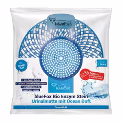 blueFox Urinalsieb mit Enzymstein 2in1 Duft: Ocean