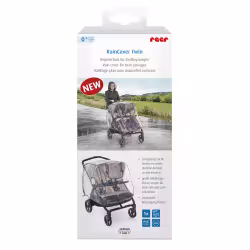 reer RainCover Twin Regenschutz für Zwillingswagen 71584