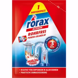 rorax Rohrreiniger Rohrfrei Power Granulat 115954