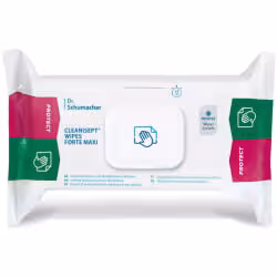 Dr. Schumacher CLEANISEPT Wipes Forte Maxi Desinfektionstücher 00-235-T100