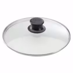ELO Glasdeckel mit Edelstahlrand und Kunststoffknopf 64124