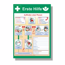 GRAMM medical Erste-Hilfe-Notfalltafel 300.000.13203