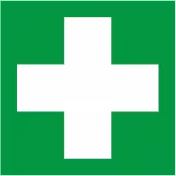GRAMM medical Fahnenschild "Erste Hilfe" 300.300.11100