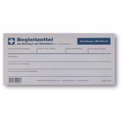 Holthaus Medical Begleitzettelblock