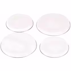 KRÜGER Abdeckplatten-Set weiß 4-teilig 517245