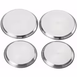 KRÜGER Herdabdeckplatten – 4er Set Edelstahl 517247