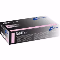 Meditrade Nitril black Untersuchungs- und Schutzhandschuhe 1284XL