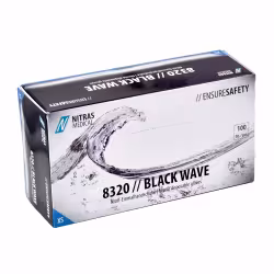 NITRAS BLACK WAVE Nitril Einmalhandschuhe