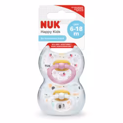 NUK Classic Happy Kids Latex-Schnuller 10172103