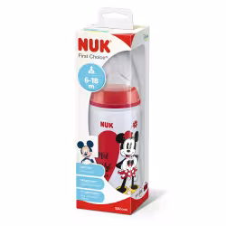 NUK Disney Mickey First Choice+ Babyflasche aus Polypropylen 10.216.214