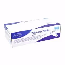 Peha-soft nitrile white powderfree Einmalhandschuhe 9422063