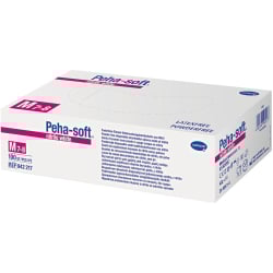 Peha-soft nitrile white powderfree Einmalhandschuhe 9422093