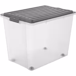 Rotho COMPACT A3 Stapelbox mit Rollen