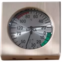 Sauna Thermometer & Hygrometer 83004