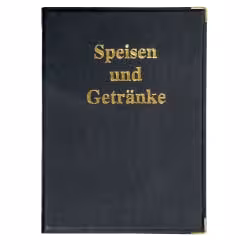 Sigel Speisekarten-Mappe mit Goldprägung SM100
