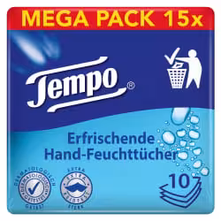 Tempo Feuchttücher Hände