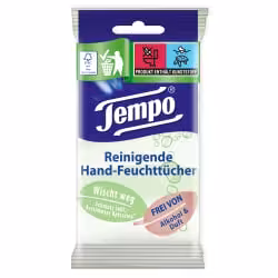 Tempo Feuchttücher Hände