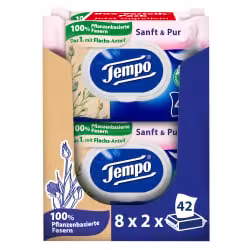 Tempo sanft & pur feuchte Toilettentücher Großpackung 836199