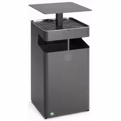 VAR Ascher/ Abfallsammler mit Dach B 35 21271