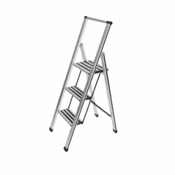WENKO Alu-Design Klapptrittleiter