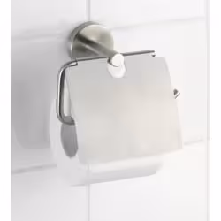 WENKO Bosio Toilettenpapierhalter mit Deckel 19648100
