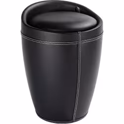 WENKO Candy Hocker Lederoptik mit abnehmbarem Wäschesack 21774100