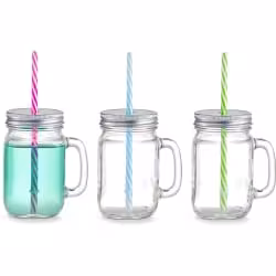 Zeller Countrystyle Trinkglas-Set mit Henkel